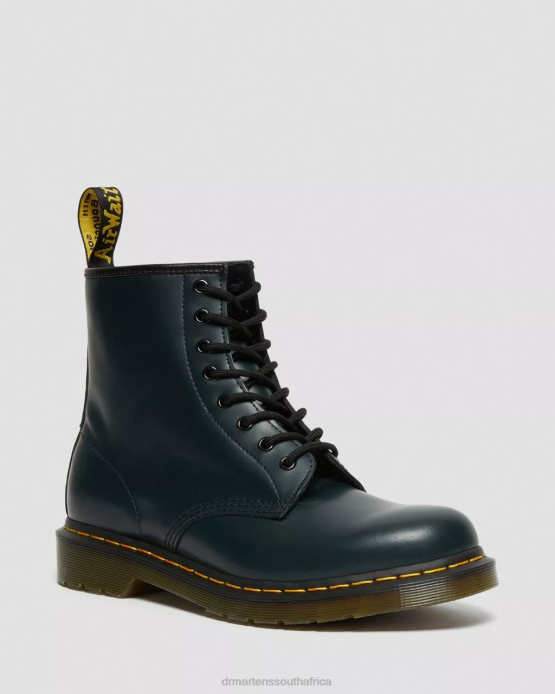 Women Dr. Martens Navy Smooth 1460 Smooth Leather Lace Up Boots Footwear 0TVD96